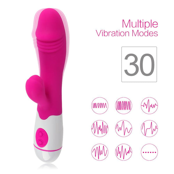 Multispeed Vibrator G-Spot Dildo Waterproof Rabbit Massager Female Adult Sex Toy