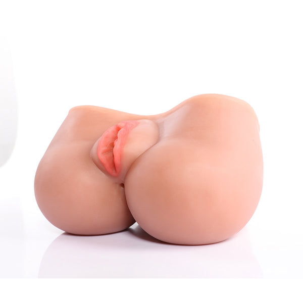Realistic Ass and Vagina Male Masturbators Sex Toy For Men Tan