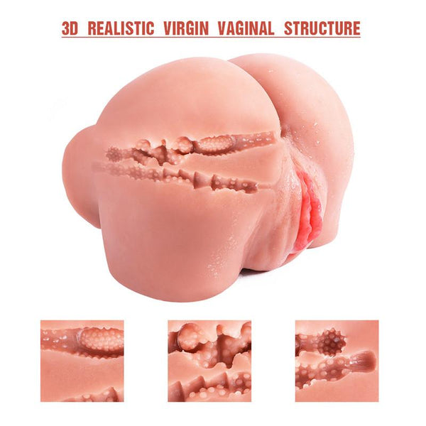 Realistic Ass and Vagina Male Masturbation Sex Toy For Men