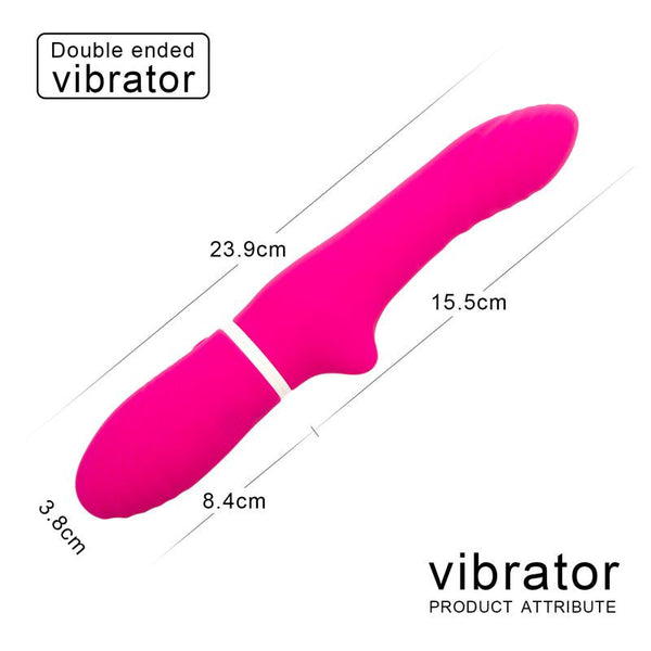 Double Strong Vibration Red Vibrator for Woman