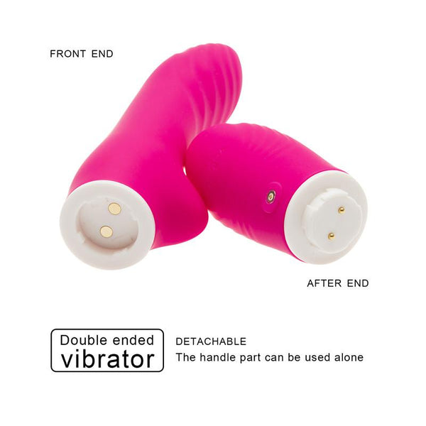 Double Strong Vibration Red Vibrator for Woman